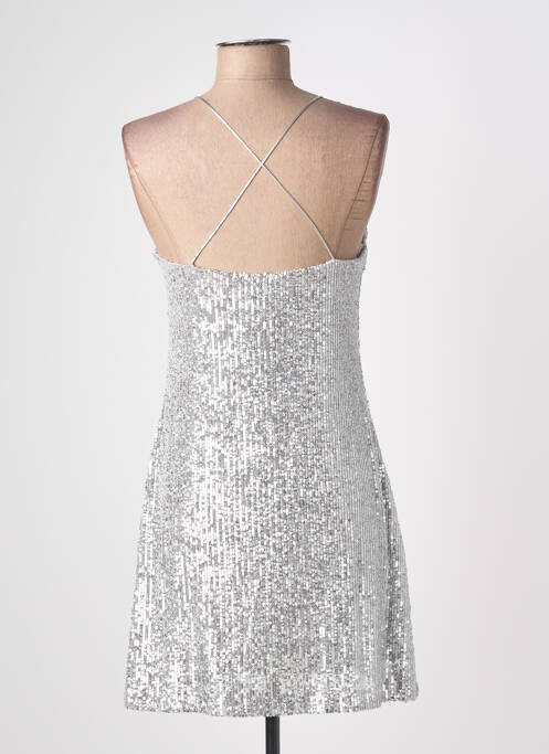 Rochie scurtă argintiu BROWNIE femeie