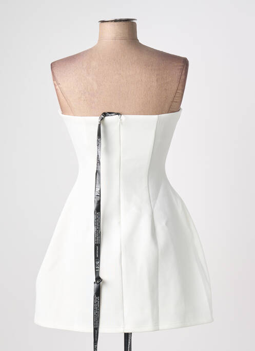 Rochie scurtă alb LEAU femeie