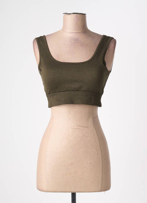 Top verde SANS MARQUE femeie