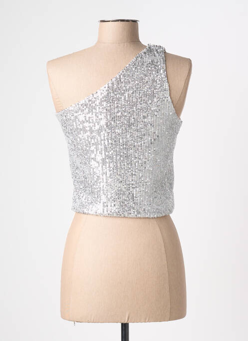 Top argintiu BROWNIE femeie