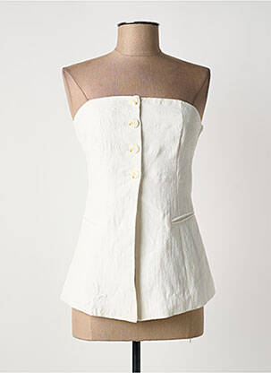 Top alb STRADIVARIUS femeie