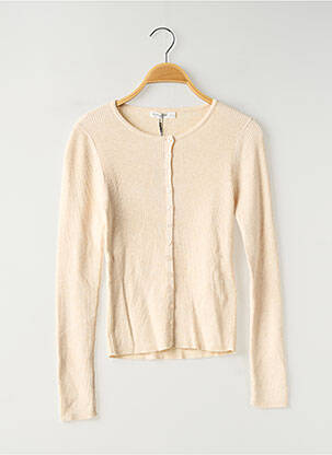 Vestă cu mâneci lungi bej STRADIVARIUS femeie