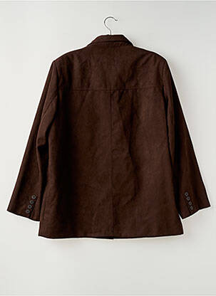 Sacou finisaj interior dublat maro STRADIVARIUS femeie