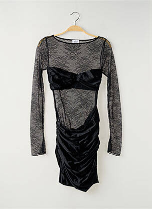 Rochie scurtă mâneci lungi mâneci lungi negru OH POLLY femeie