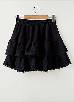 Fustă scurtă croială dreaptă negru GINA TRICOT femeie