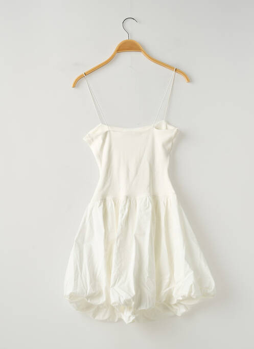 Rochie scurtă alb GINA TRICOT femeie