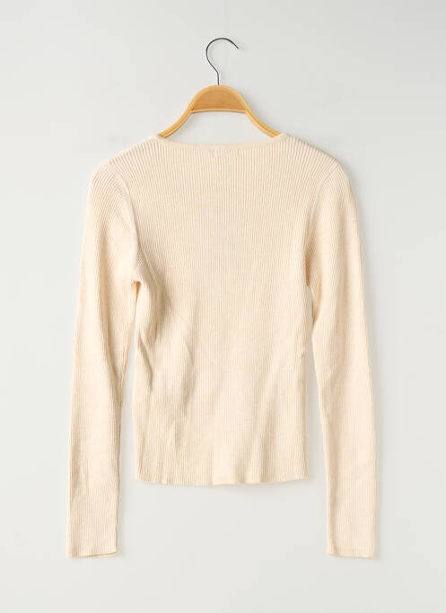 Vestă cu mâneci lungi bej STRADIVARIUS femeie