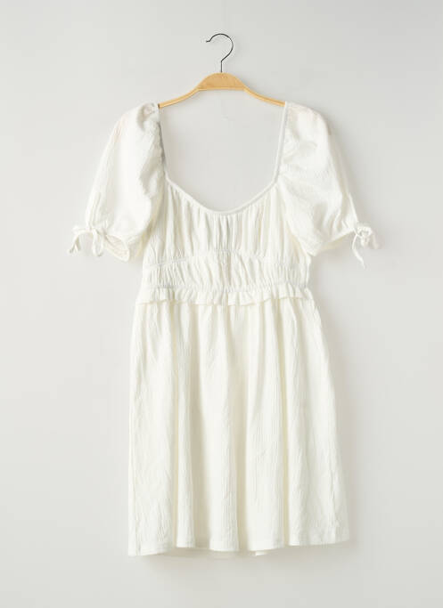 Rochie scurtă alb GINA TRICOT femeie