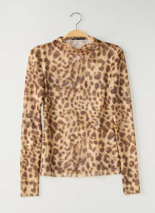 Tricou bej ZARA femeie