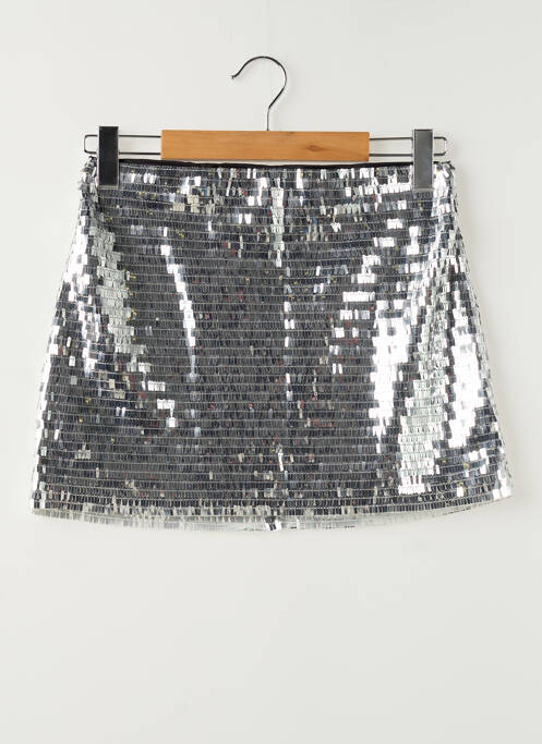 Fustă mini argintiu BROWNIE femeie