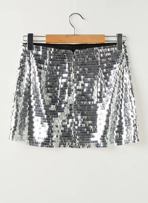 Fustă mini argintiu BROWNIE femeie