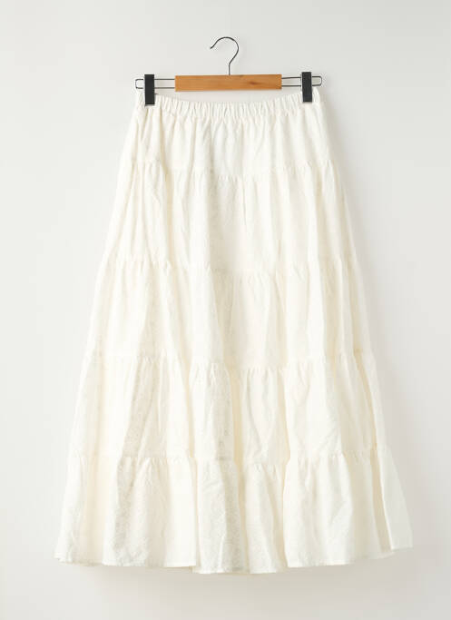 Fustă midi alb SAINT TROPEZ femeie