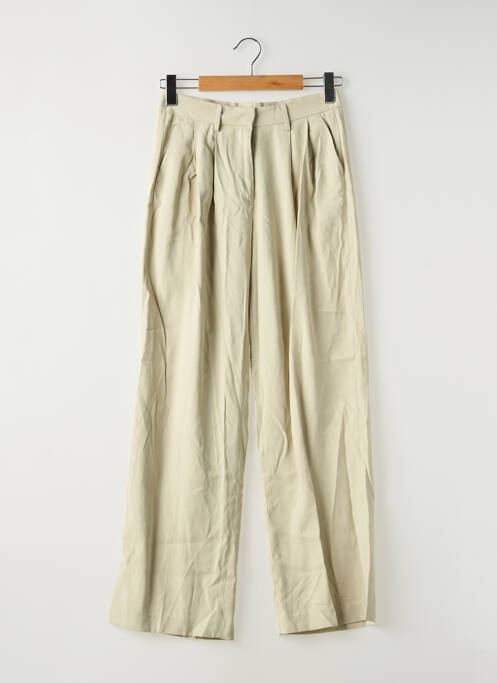 Pantalon larg verde CAMAIEU femeie