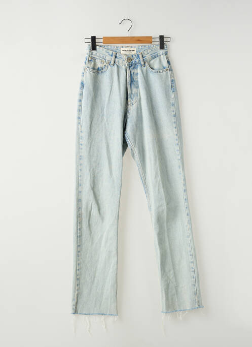 Blugi cu croială dreaptă albastru VATKALI femeie