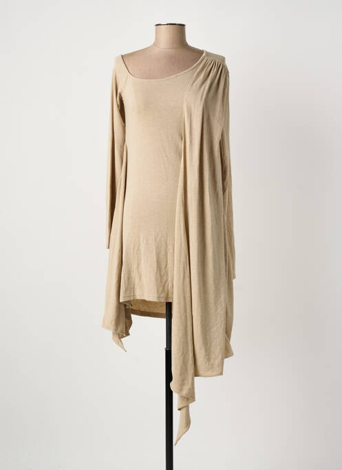 Rochie pulover bej ANCOSTI femeie