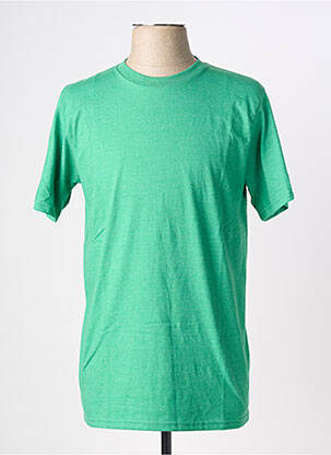 Tricou elasticitate mâneci scurte verde ANVIL bărbat