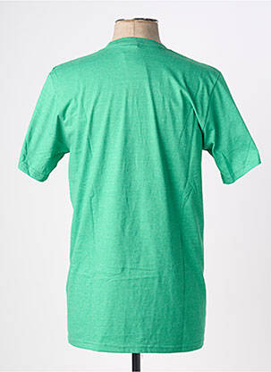 Tricou elasticitate mâneci scurte verde ANVIL bărbat
