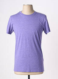 Tricou elasticitate mâneci scurte violet RUSSELL COLLECTION homme
