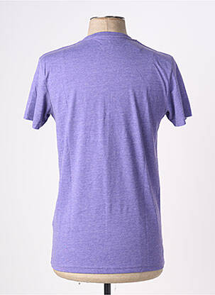 Tricou elasticitate mâneci scurte violet RUSSELL COLLECTION bărbat