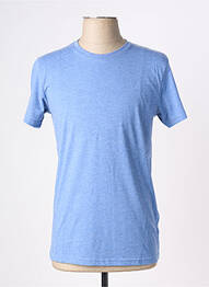 Tricou elasticitate mâneci scurte albastru RUSSELL COLLECTION homme