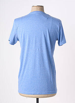 Tricou elasticitate mâneci scurte albastru RUSSELL COLLECTION bărbat