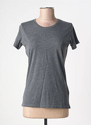 Tricou elasticitate mâneci scurte gri RUSSELL COLLECTION femeie