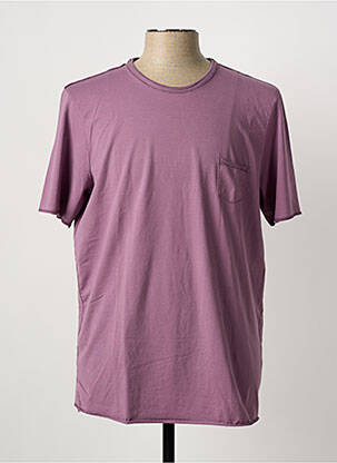 Tricou elasticitate mâneci scurte violet GRAN SASSO bărbat