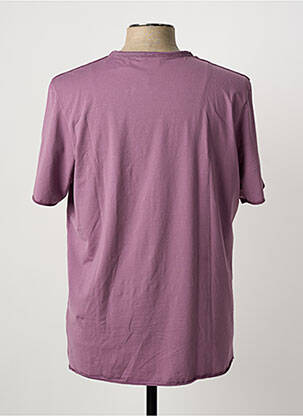Tricou elasticitate mâneci scurte violet GRAN SASSO bărbat