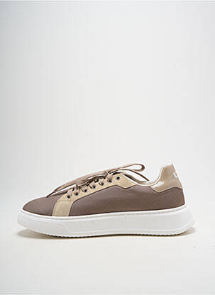 Adidași material neted vârf rotund bej UZS bărbat