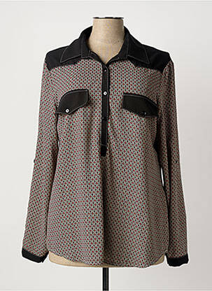 Tunică mâneci lungi negru HALOGENE femeie