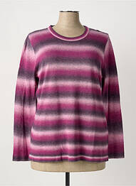 Pulover croială cambrată mâneci lungi violet HAJO femme