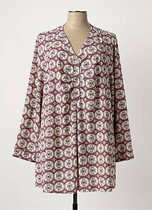 Tunică mâneci lungi roșu DEOMINO femeie