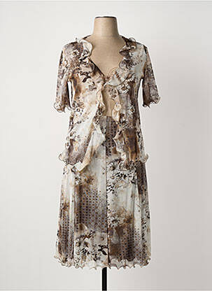 Set fustă maro TELMAIL femeie