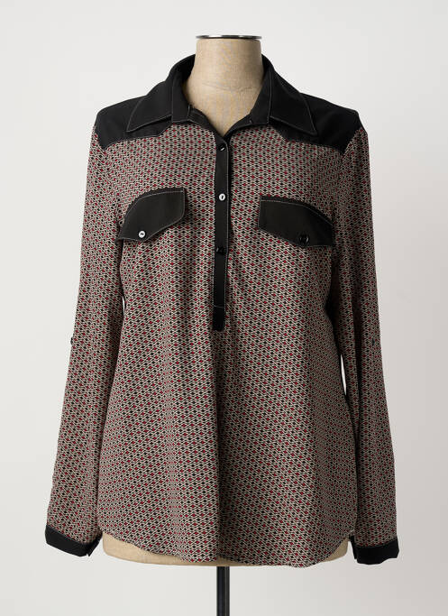 Tunică mâneci lungi negru HALOGENE femeie