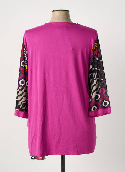 Tunică mâneci lungi roz KAKIE femeie