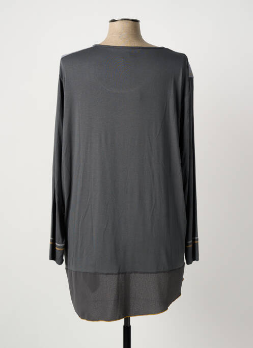 Tunică mâneci lungi gri KAKIE femeie