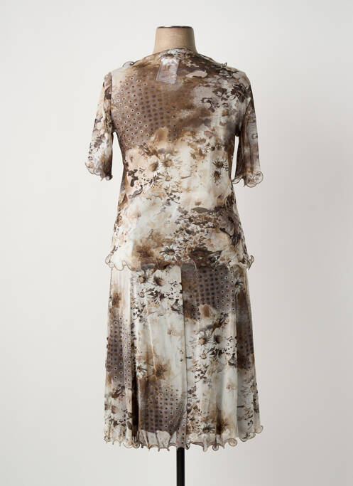 Set fustă maro TELMAIL femeie