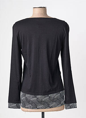 Top elasticitate mâneci lungi negru VIE NOCTURNE femeie