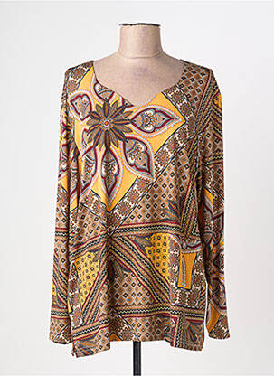 Tricou portocaliu WEEK END A PARIS femeie