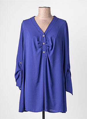 Tunică mâneci lungi albastru DEOMINO femeie