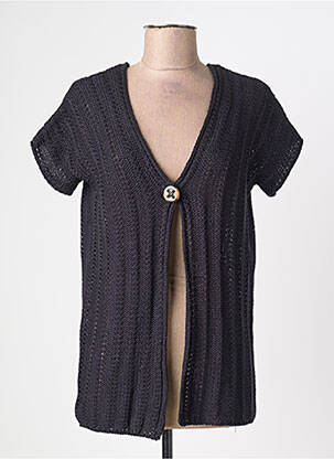 Vestă cu mâneci scurte negru TEMPO REALE femeie