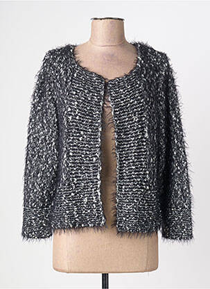 Vestă cu mâneci lungi negru LAURAME femeie