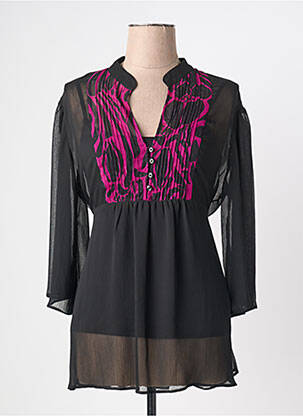 Tunică mâneci lungi negru FOSBY femeie