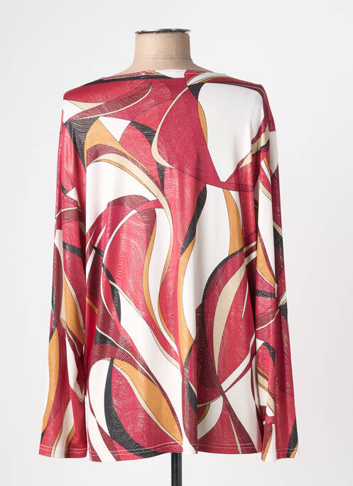 Top elasticitate mâneci lungi roșu WEEK END A PARIS femme