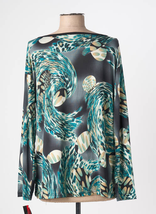 Tricou verde WEEK END A PARIS femeie