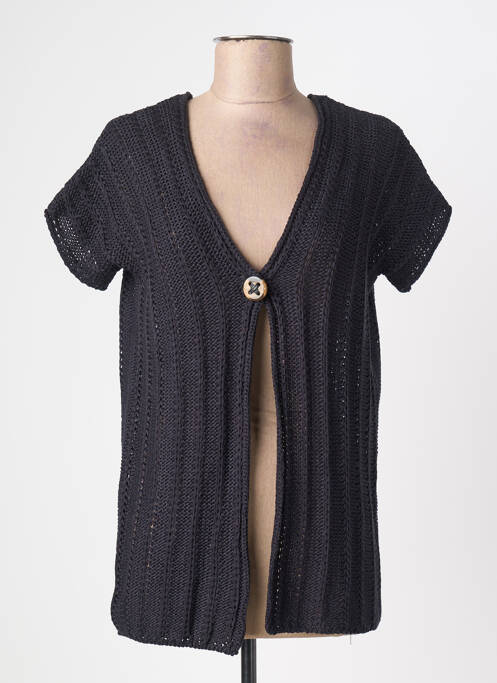 Vestă cu mâneci scurte negru TEMPO REALE femeie