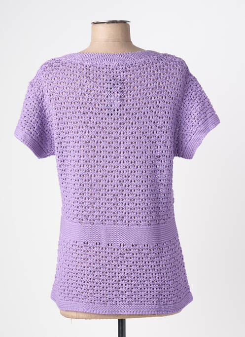 Vestă cu mâneci scurte violet BEST OFF femeie