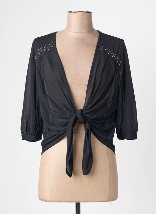 Vestă cu mâneci lungi negru CHRISTIAN MICHEL femeie