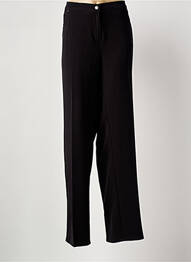 Pantalon drept țesătură crep mărime normală negru ELENA MIRO femme