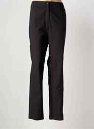 Pantalon drept țesătură crep mărime normală maro QUATTRO femme